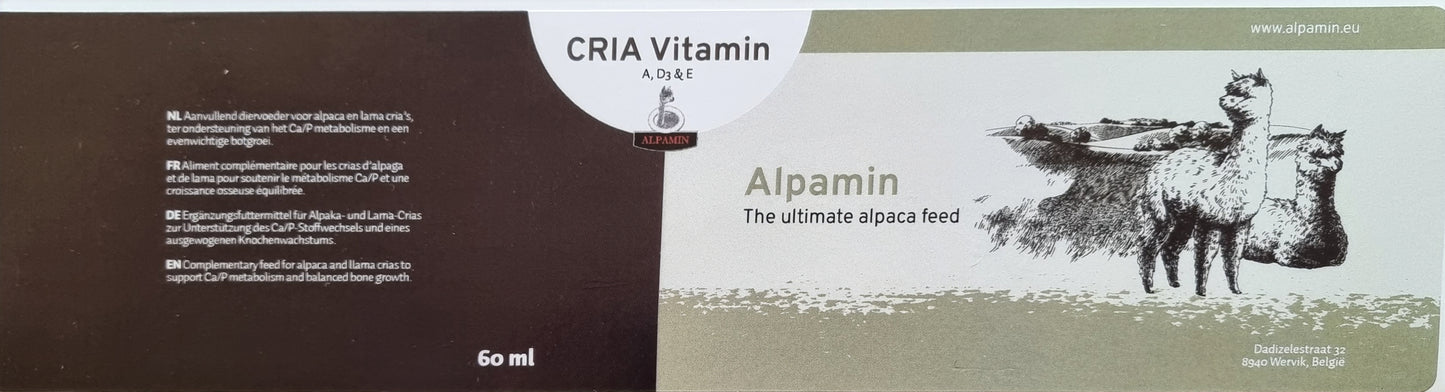 Alpaca cria vitamines